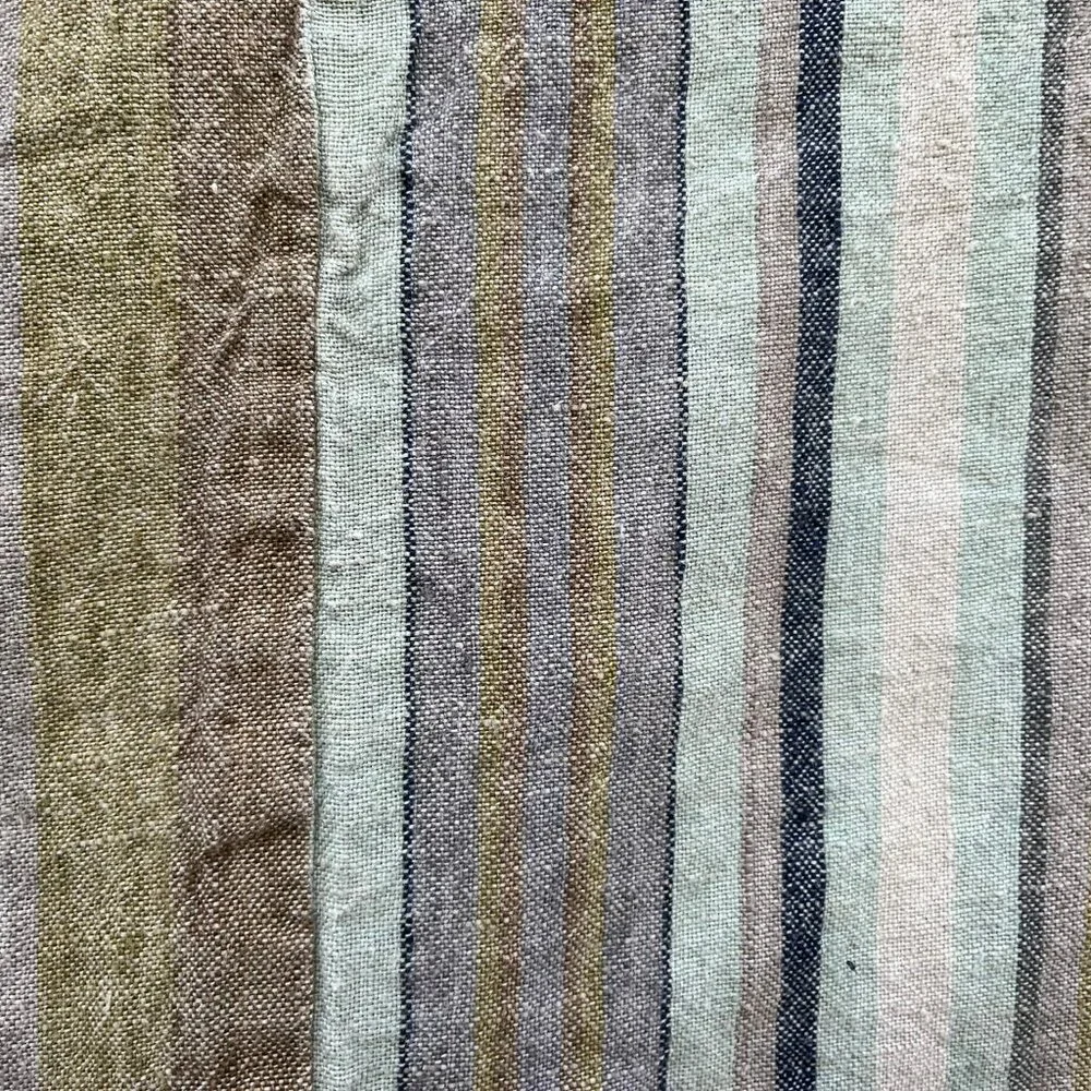 Pine Cone Hill 100% Linen Stripe Duvet Cover 96x84 in. (Queen/Oversized Queen) - Picture 4 of 7